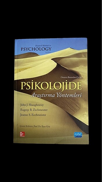 PSİKOLOJİDE ARARŞTIRMA YÖNTEMLERİ - NOBEL YAYINLARI