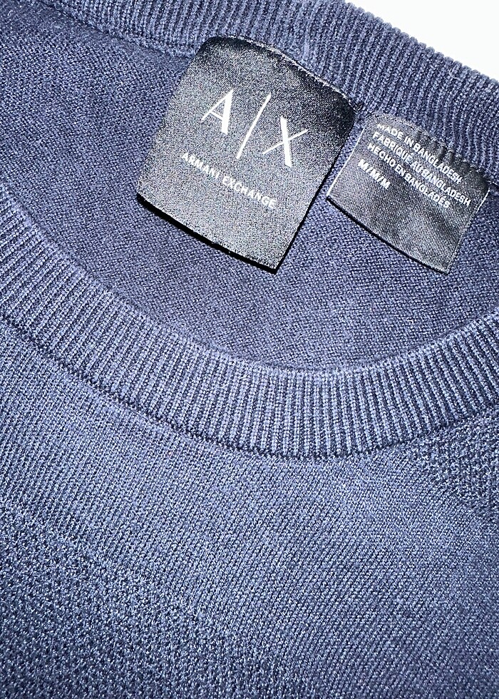 Armani Lacivert Kazak - Görsel 5