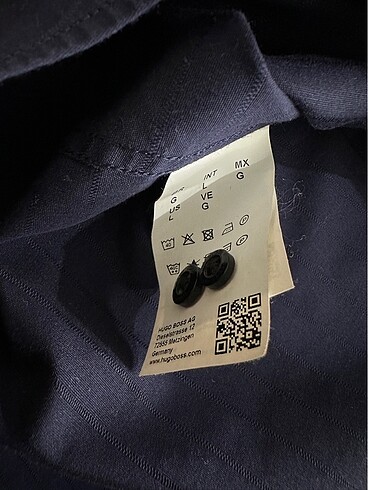 Hugo Boss Lacivert Gömlek - Görsel 7