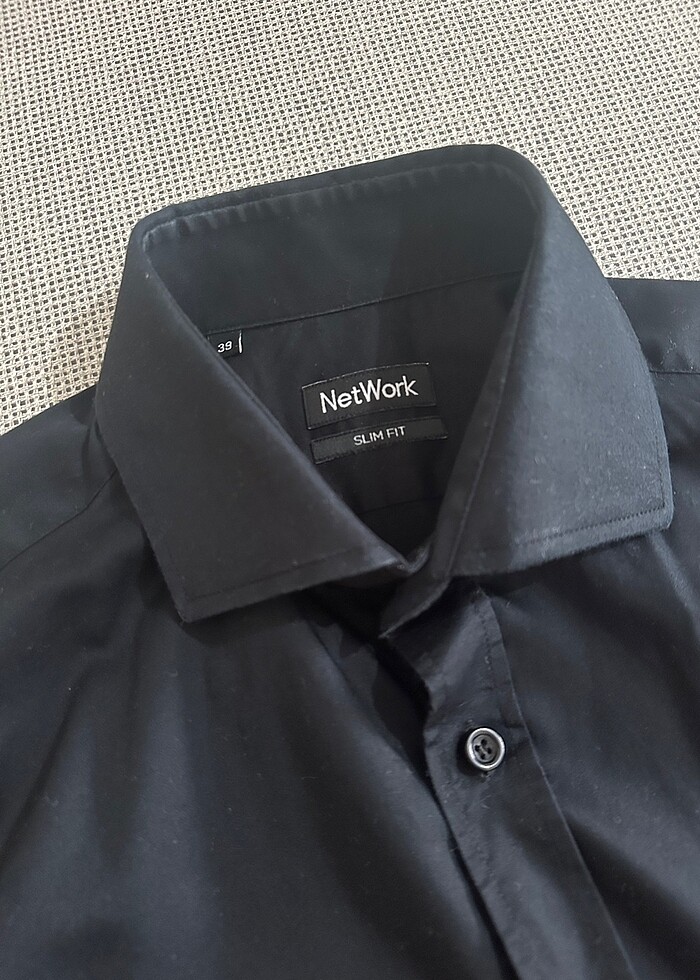 Network Siyah Gömlek - Görsel 3