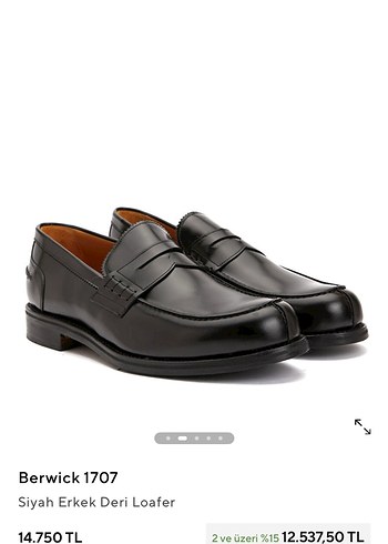 Berwick 1707 Siyah Loafer Ayakkabı - Görsel 10