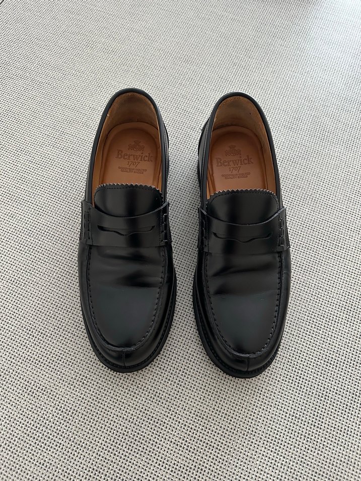 Berwick 1707 Siyah Loafer Ayakkabı - Görsel 2