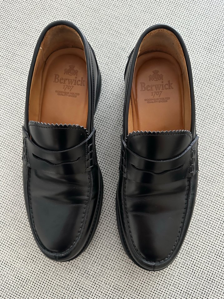 Berwick 1707 Siyah Loafer Ayakkabı - Görsel 4
