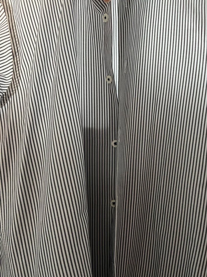 Gri vintage Midi Uzun Kollu Gömlek - Görsel 3