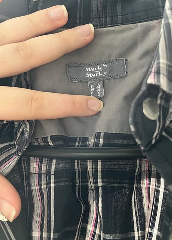 Düğmeli Gri Uzun Kollu Vintage Gömlek - Görsel 3