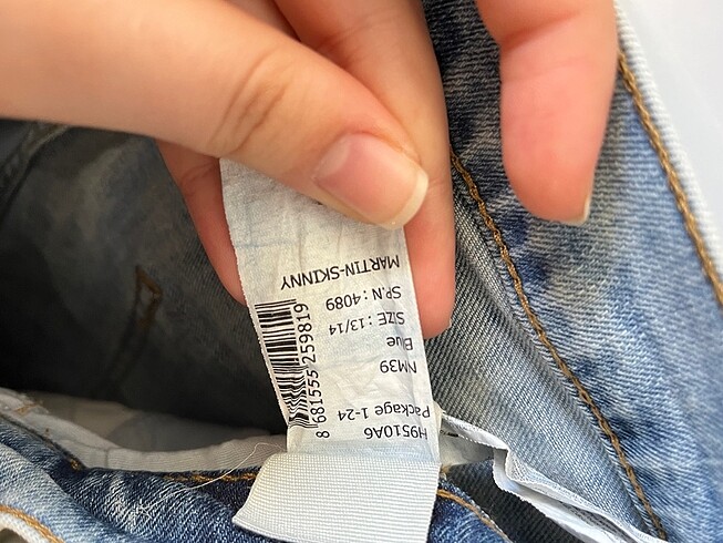 s/m Beden Kot pantolon erkek