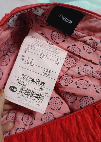 Kırmızı Regular Fit Kadın jean Pantolon - Görsel 4