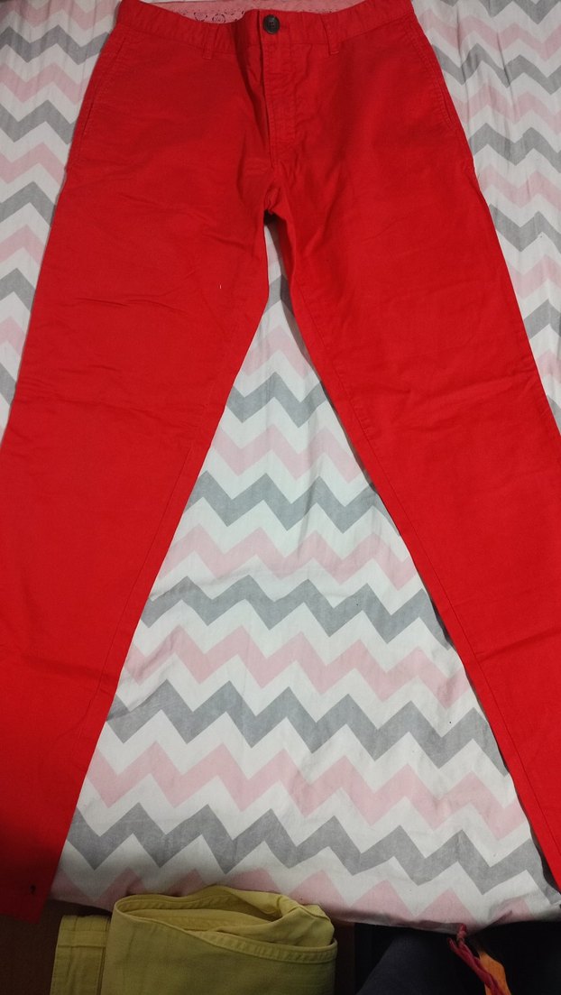 Kırmızı Regular Fit Kadın jean Pantolon - Görsel 2