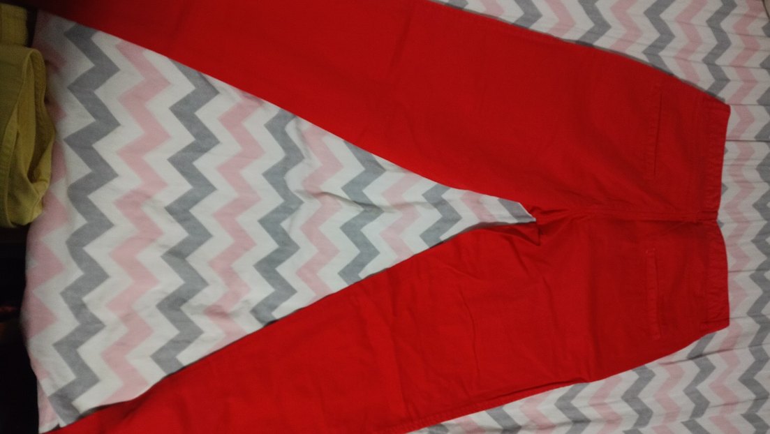 Kırmızı Regular Fit Kadın jean Pantolon - Görsel 3