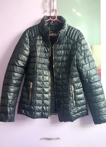 Defacto kadın deri mont - Görsel 7