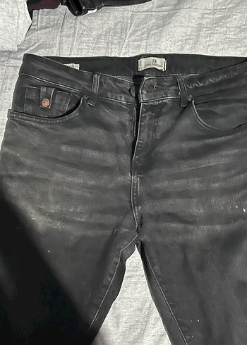 LTB Gri jena Erkek Slim Fit Fermuarlı Pantolon