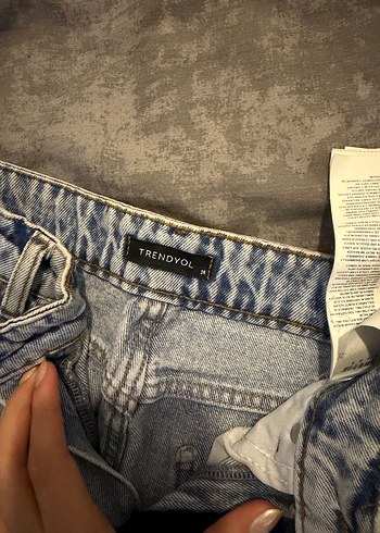 mavi Salaş Midi Kadın Kot Pantolon - Görsel 3