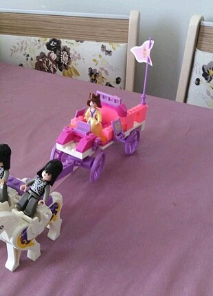 Lego At ve araba ile Prenses lego