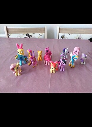  Beden My little pony plastik karakterler 3cm ve butik