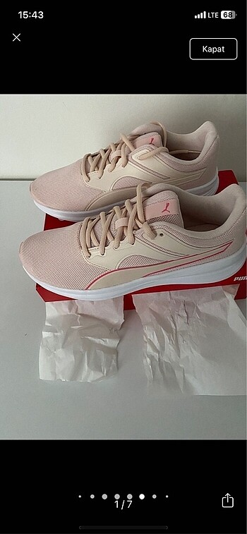 Puma spor ayakkabı 39 no