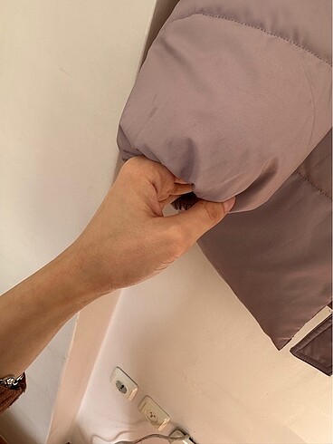 m Beden mor Renk Bershka mont
