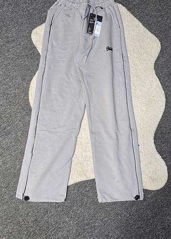 Gri Erkek baggy stoperli alt erkek esofman alt arka cepli - Görsel 6