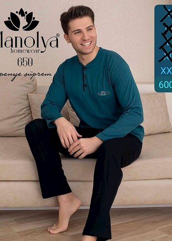 Erkek uzun kollu pijama takım