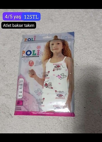 Kız çocuk boxer külot takım