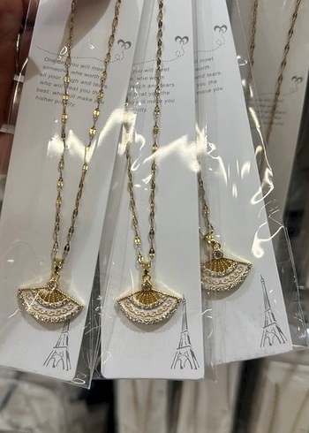 Uzun Zincirli Bohem Nakışlı Kadın Kolye - Görsel 2