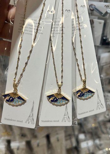 Uzun Zincirli Bohem Nakışlı Kadın Kolye - Görsel 6