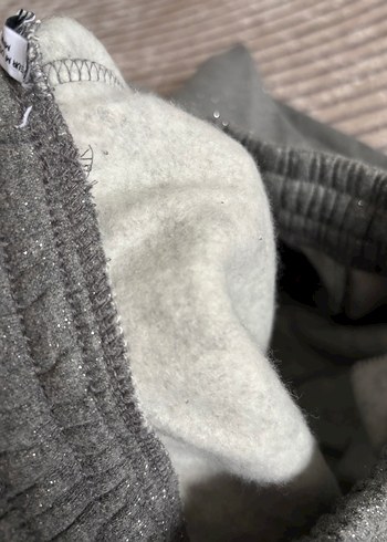m Beden gri Renk Zara simli eşofman Gri Kadın Eşofman Altı
