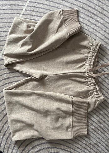Zara Zara Bej Rahat Kesim Kadın Pantolon eşofman