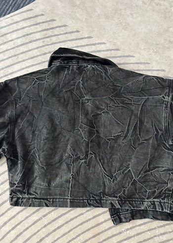 Les Benjamins Les benjamins denim Kadın Siyah Kısa gothic Denim Ceket