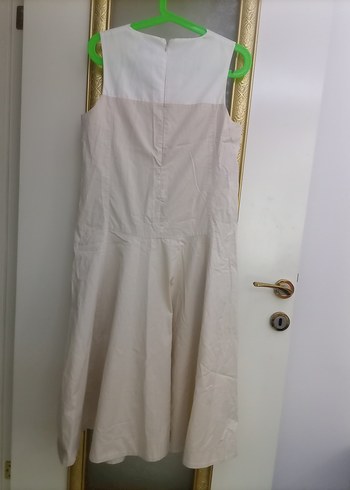 İPEKYOL Kolsuz Toprak Kloş Elbise - Görsel 11