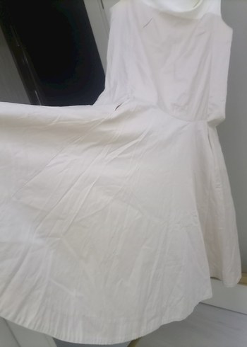 İPEKYOL Kolsuz Toprak Kloş Elbise - Görsel 7