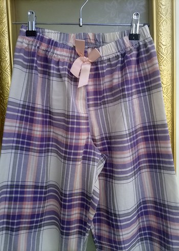 Blueberry Mor Ekoseli Pijama Altı