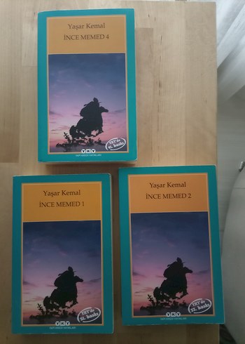 Yaşar Kemal İnce Memed Seti 3 Kitap 1,2,4