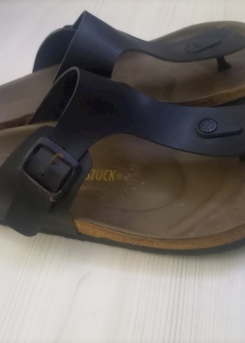 44 Beden siyah Renk Birkenstock Parmak Arası Terlik
