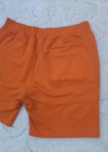 Turuncu Rahat Kesim Şort - Görsel 9