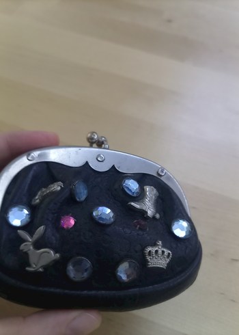 Taşlı Tasarım Vintage Deri Cüzdan - Görsel 5