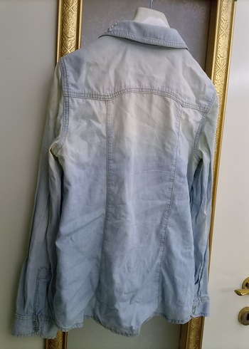 Xside Batik Desenli Denim Gömlek - Görsel 8