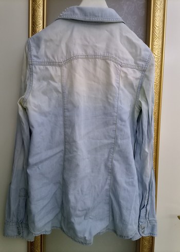 Xside Batik Desenli Denim Gömlek - Görsel 6