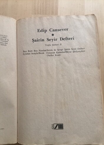 Edip Cansever -
şairin seyir defteri
(toplu şiirleri 2) - Görsel 7