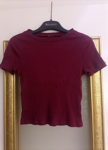 xs Beden Crop top t-shirt
