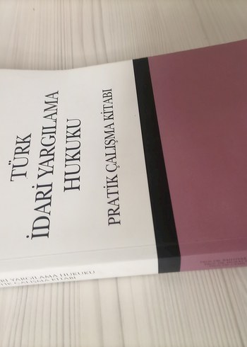  Beden Türk İdari Yargılama Hukuku Pratik Çalışma Kitabı