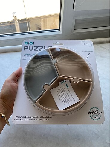 OiOi Oioi puzzle vakumlu mama tabağı