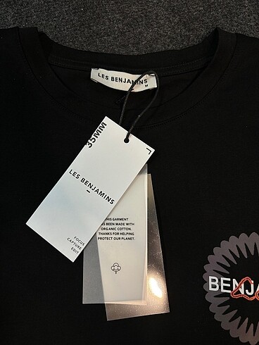 s Beden siyah Renk less benjamıns t-shirt