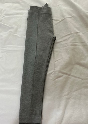 Gri Kız Taytı, Dar Kesim, Rahat Kumaş - Görsel 2