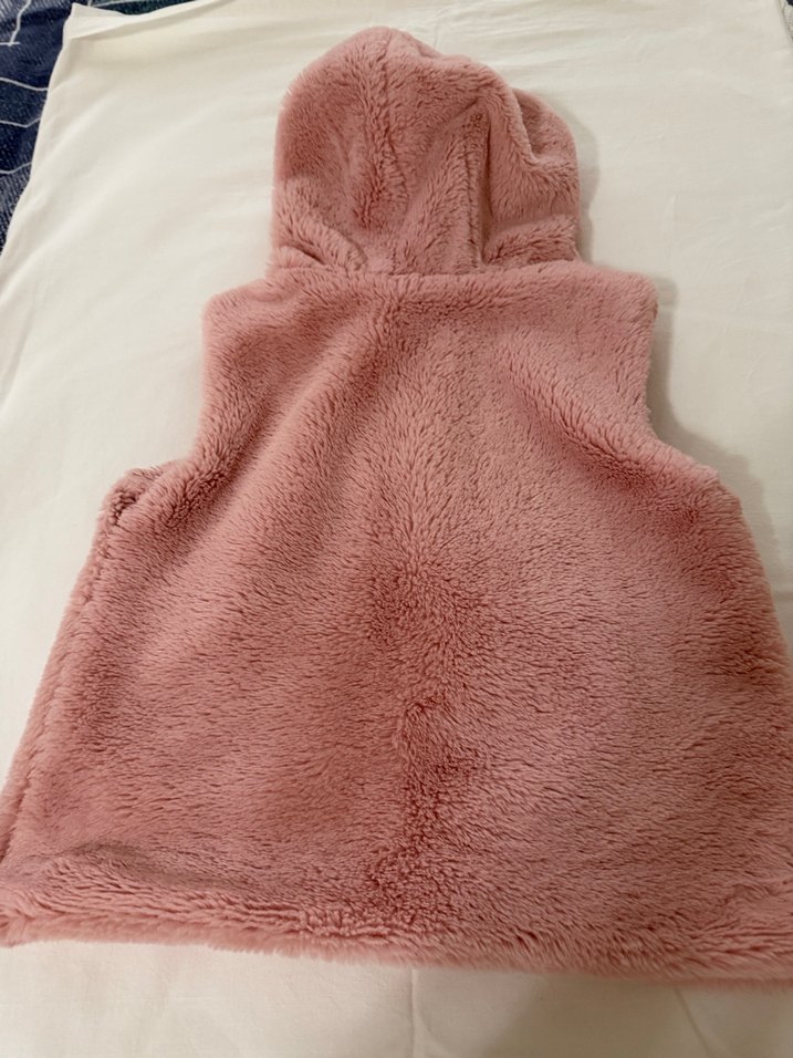 Pelüş kız yelek - Görsel 3