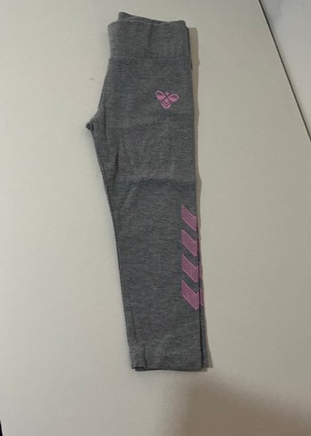 Hummel Kız Çocuk Gri Dar Kesim Eşofman Altı - Görsel 2