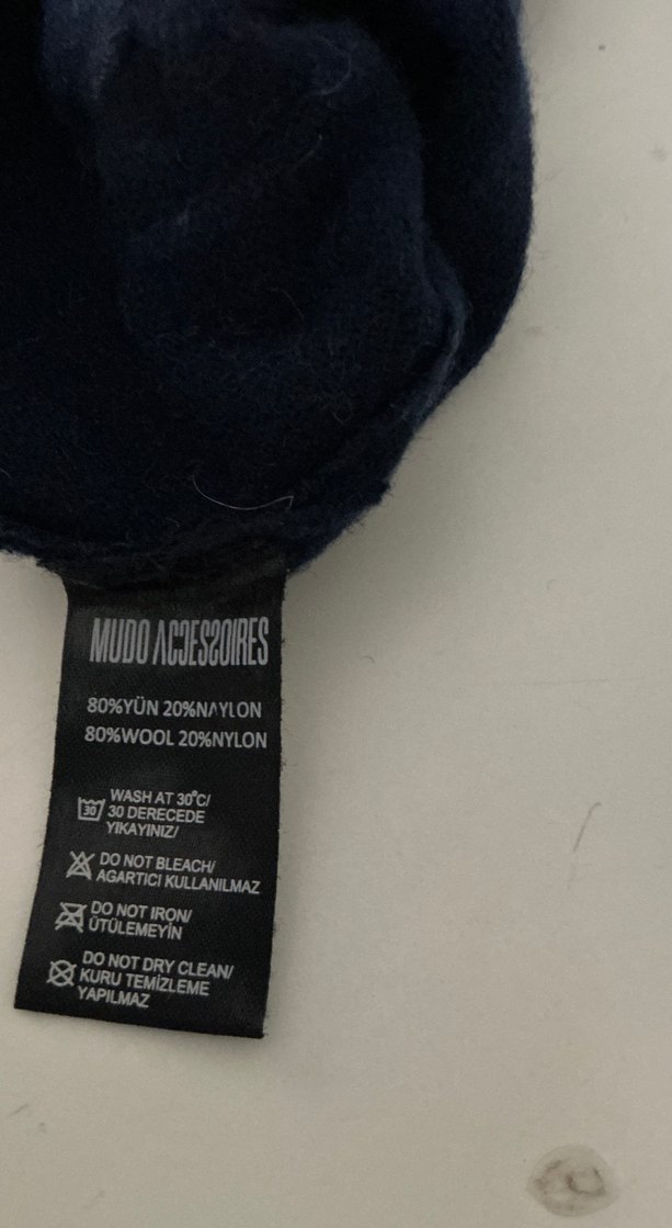 Kadın lacivert Goth Polar Eldiven M - Görsel 3