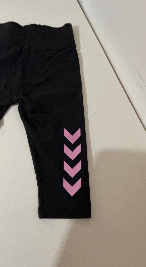 Hummel Kız Çocuk Siyah Baskılı Tayt 6 yaş - Görsel 2