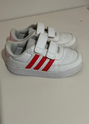 Adidas Kız Çocuk Beyaz Cırt Cırtlı Spor Ayakkabı - Görsel 2