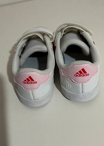 Adidas Kız Çocuk Beyaz Cırt Cırtlı Spor Ayakkabı - Görsel 3