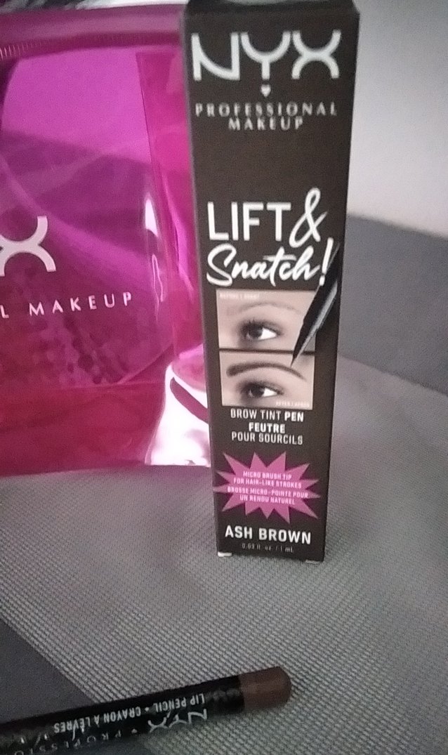 NYX Profesyonel Kaş  Seti Pembe kozmetik Çanta hediye - Görsel 3